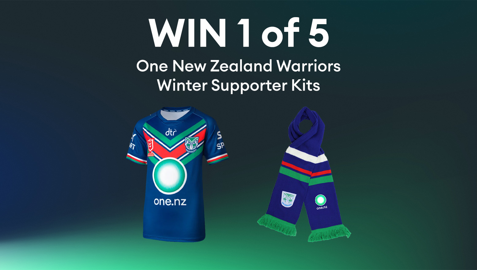 Competition Win a signed One New Zealand Warriors Jersey - One NZ Rewards